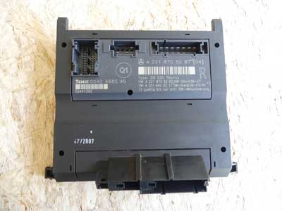 Mercedes Seat Control Module, Front Right A2218705087 W221 07-13 S350 S400 S550 S600 S65 AMG